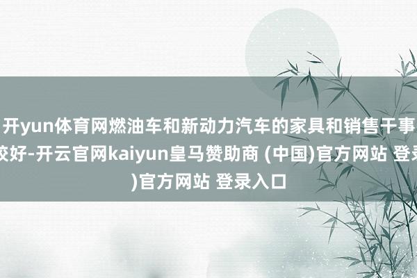 开yun体育网燃油车和新动力汽车的家具和销售干事体验较好-开云官网kaiyun皇马赞助商 (中国)官方网站 登录入口